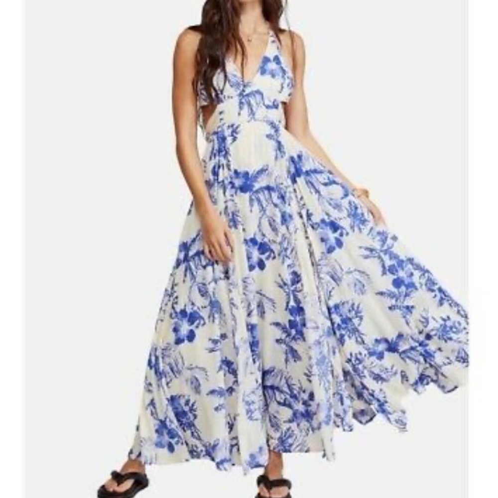 Free People Lille Printed Maxi Dress